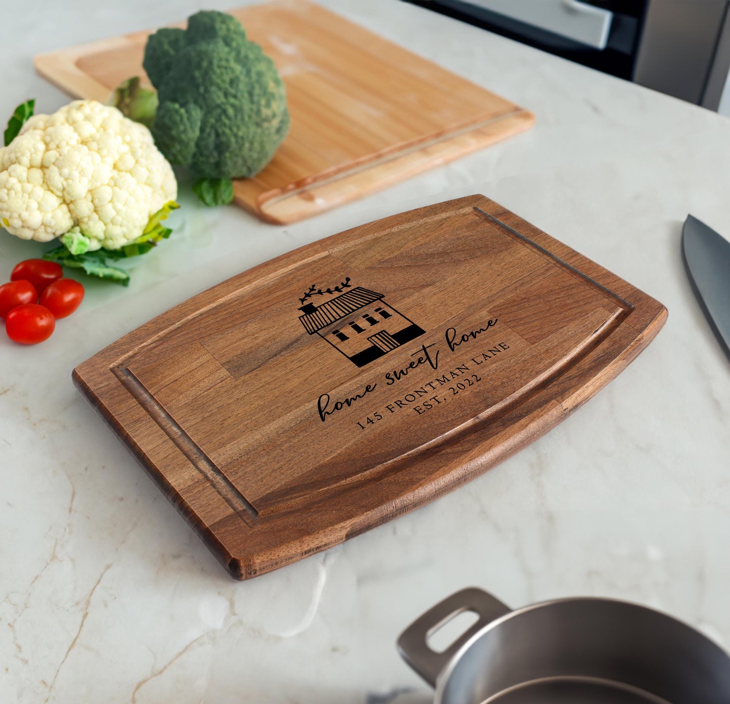 Home Sweet Home, House Warming Gift, New Home Gift, First Home Gift, Address Cutting Board, Personalized Cutting Board, Custom Cutting Board