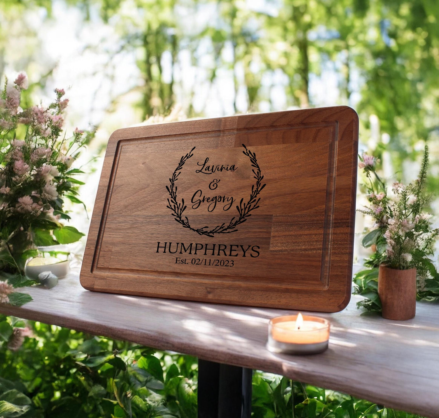Couple Cutting Board, Family Cutting Board, Last Name Board, Personalized Wood Board, Custom Cutting Board, Housewarming Gift, Custom Gifts