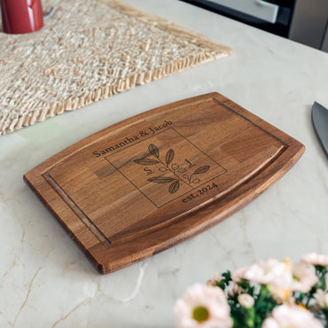 Wedding Gift, Couple Cutting Board, Custom Cutting Board, Engagement Gift, Gift for Couple, Custom Wedding Gift, Engraved Wood Board