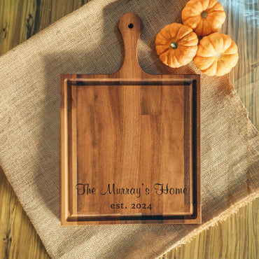 Charcuterie Board, Custom Cutting Board, Personalized Cutting Board, Engraved Cutting Board, Christmas Gift, Anniversary Gift, Wedding Gift