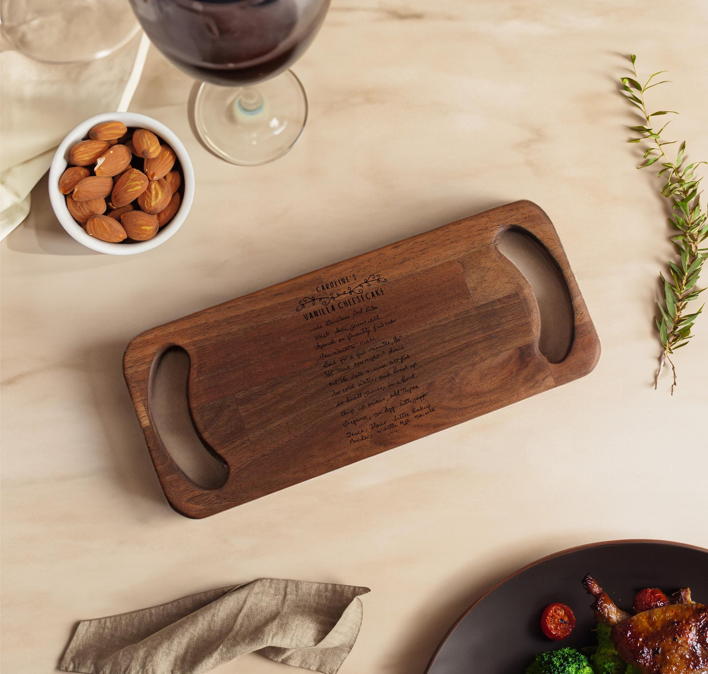 Mothers Day Gift, Handwritten Recipe Cutting Board, Custom Cutting Board, Engraved Wood Board, Personalized Cutting Board,Charcuterie Boards