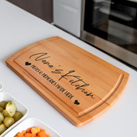 Grandma Cutting Board, Custom Cutting Board, Nana Gift, Christmas Gift, Engraved Cutting Board, Gift For Mom, Gift For Grandma, Cheese Board