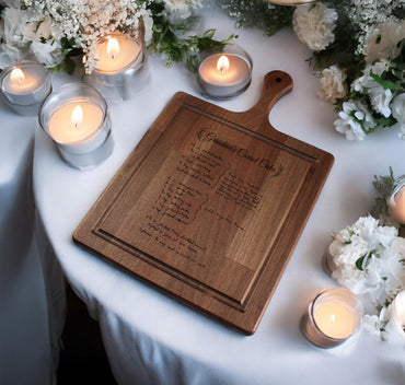 Mothers Day Gift, Engraved Handwritten Recipe Cutting Board, Custom Cutting Board, Personalized Cutting Board, Charcuterie Boards, Nana Gift