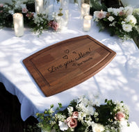 Personalized Cutting Board - Perfect Mother's Day Gift, Custom Kitchen Gift for Mom, Walnut or Maple Charcuterie Board for Her