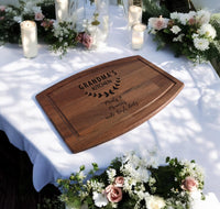 Custom Cutting Board for Grandmom - Perfect Mother's Day Gift, Personalized Kitchen Gift, Walnut or Maple Charcuterie Board for Her