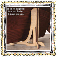 Custom Housewarming Gift - Personalized Wooden Cutting Board, Maple or Walnut Charcuterie Board for New Homeowners, Custom Serving Board