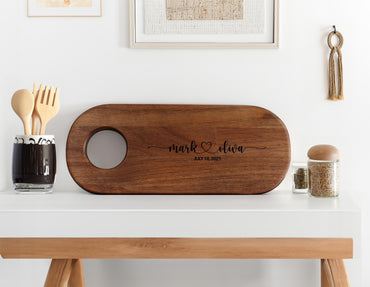 Personalized Cutting Board, Couple Cutting Board, Custom Cutting Board, Charcuterie Boards, Housewarming Gift, Engagement Gift, Wedding Gift