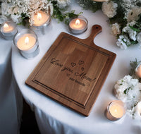 Personalized Cutting Board - Perfect Mother's Day Gift, Custom Kitchen Gift for Mom, Walnut or Maple Charcuterie Board for Her