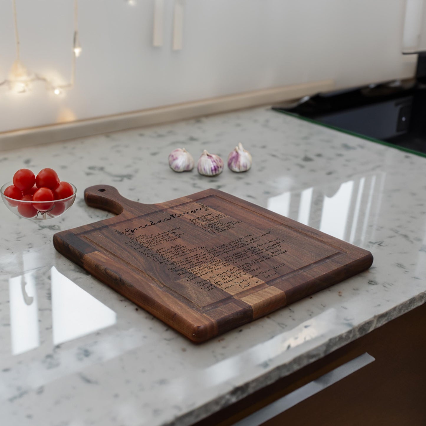 Custom Recipe Cutting Board, Engraved Cutting Board, Personalized Cutting Board, Handwritten Recipe, Wood Cutting Board, Family Recipe