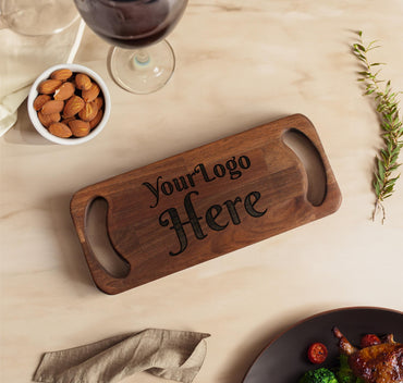 Custom Logo Cutting Board, Personalized Cheese Board, Business Logo Board, Gift for Customer, Housewarming Gift, Client Gift, Custom Gifts